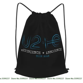 U2 Experiência Inocência Logotipo Bono Cordão Mochila Bookbag Mochila Personalizada Malas Para Viajar Saco De Desporto