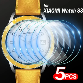 Para Xiaomi Mi Relógio S3 HD o Protetor Claro da Tela Anti-risco 9H Dureza de Vidro Temperado Para Xiaomi Relógio S3 Smartwatch Proteger