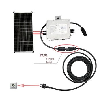 2 Conjuntos de IP68 Solar PV Conector Plug 4000V 25A Para o Sistema Solar PV Painel Paralelo de Proteção Kit